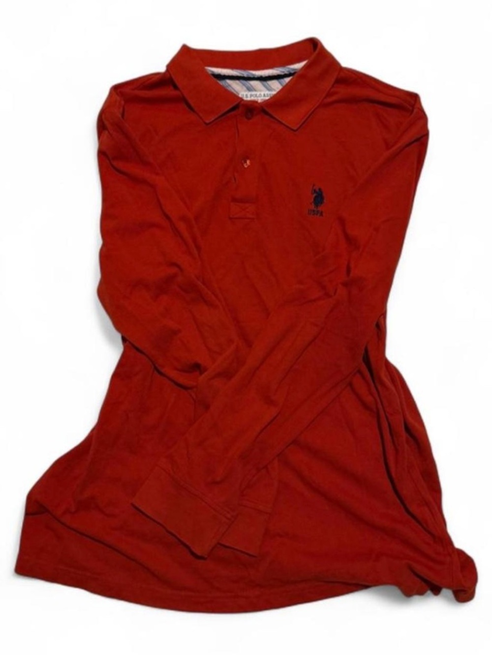U.S. Polo Assn. Men's Orange and Red Polo-shirts